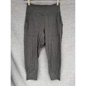 LULULEMON ALIGN™ JOGGER CROP 23" Buttery Soft‎ Graphite Grey Size 4